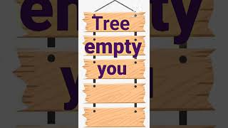 Word Chain Topic:Tree :English Vocablury #vocabulary #english