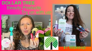 Trying on DOLLAR TREE MAKEUP PRODUCTS March 2021 | Featuring April | $1 Hidden Gems!