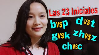 🤗Cómo pronunciar las iniciales chinas, comparamos las 23 iniciales| Aprender chino, Curso de chino