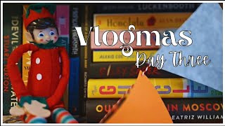 Vlogmas DAY 3: Nov Reading Wrap-up and this damn elf