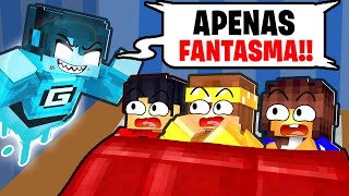 VIREI FANTASMA e ASSUSTEI meus AMIGOS no Minecraft