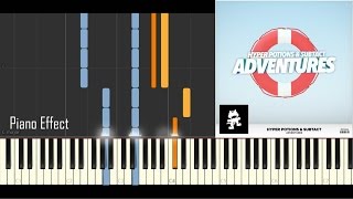 Hyper Potions & Subtact - Adventures (Piano Tutorial Synthesia)