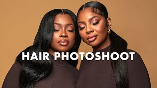 Hair photoshoot with a twist BTS