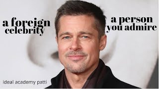 A Foreign Celebrity/Person You Admire | Latest IELTS Speaking Topic