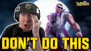 HOW NOT TO USE BLADE - MARVEL Strike Force - MSF