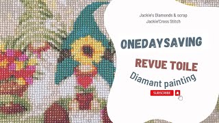 #onedaysaving #lesFadasduDp #filrougegnomesprintemps revue de toile