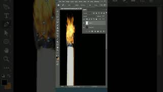 Flame Fire Photoshop Effects - tricks and tips #short