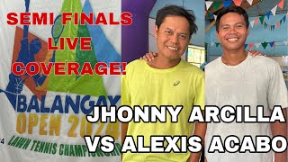 JOHNNY ARCILLA VS ALEXIS ACABO | LIVE COVERAGE | BALANGHAI OPEN 2024 LAWN TENNIS CHAMPIONSHIPS