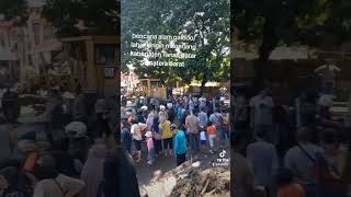 bencana alam galodo/lahar dingin menerjang kabupaten Tanah datar Sumatera Barat