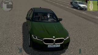 Шашки в City car driving на Bmw M5 CS