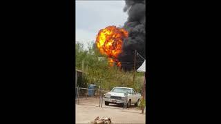 HUGE FIRE AND EXPLOSIONS PHOENIX ARIZONA