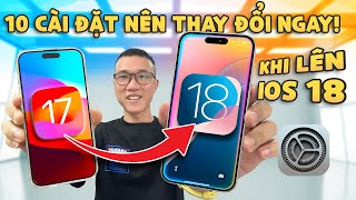 10 cài đặt nên THAY ĐỔI NGAY khi lên iOS 18 (điều khiển iPhone bằng giọng nói và mắt)