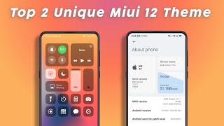 Top 2 Best MIUI 12 Supported Official Miui Theme || Unique Tech