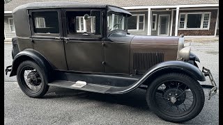 1928 Ford Model A Leatherback Sedan