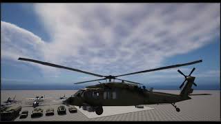 Transport Helicopter UH60 Black Hawk UE5 DEV