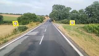 Driving in Slovakia, route 51, Vráble - Nitra