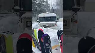 Snowboarding in Alaska! #snowboarding #skiing #shorts #powder #snowing