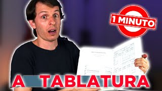 A Tablatura em 1 minuto