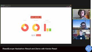 ReactEurope Hackathon Result and Demo using Kendo React and Recoil, TJ Van Toll and Steeven Regnault