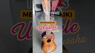 Memperbaiki Ukulele Pusaka #2 | Mengganti Senar #ukulele #music #fun #happy #tips #tricks #tutorial