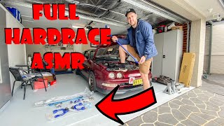 Hardrace Overhaul On Jordans DC4 B18B Integra | ASMR Style