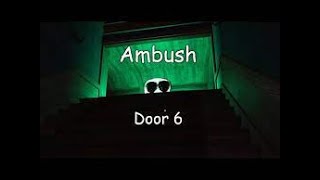 AMBUSH ON DOOR 6!?!? ( Roblox Doors) #shorts