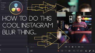 How to Make "Bokeh" 4:5 Instagram Story Vids from 16:9 Source Material in Davinci Resolve