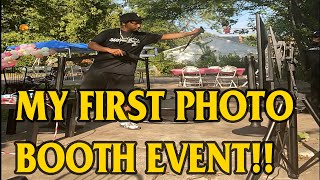 I DID MY FIRST 360 PHOTO BOOTH EVENT!! VLOG: EPISODE 1 PHOTO BOOTH BUSINESS SIDE HUSTLE