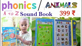 Alphabets & Animals Sound Musical Book 399/- #abcdbook #alphabessound #phonicsforkids #abcd #animals