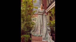 Annus abrar bridal edit maahru featuring the gorgeous minal khan.