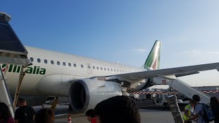 Tripreport Rome to Frankfurt Germany on Alitalia a319