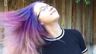 Purple Ombre Hair Dye! Galaxy Hair