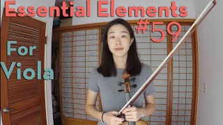 Essential Elements #59 for Viola, with Coach Jenny