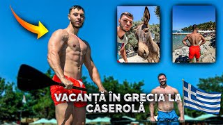 VIAȚA LA CASEROLĂ LA MARE ÎN GRECIA!MANCARE SI ANTRENAMENT