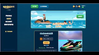 AQUAVERSE - новая nft игра. Доход от 0,5% в день. Игра с вложениями.