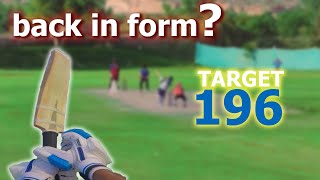 Scored 50 after a long time | Can we chase 196? | T20  match highlight | #goprocricket #bmccricket