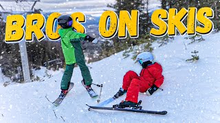 The Skiing Family | Fighting on Skis