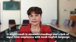 Professor Anne Wil Harzing: Employee Language Differences