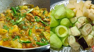 Parwal Aloo Baigan aur BARI Mix Sabji | Parwal ki Mix Sabji Recipe| Bari ki sabji recipe