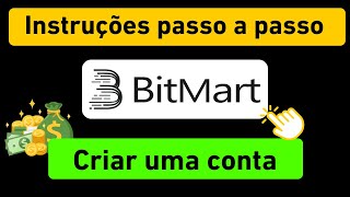 Como criar uma conta BitMart - Tutorial de cadastro no BitMart com o código de indicação: AfHMUw