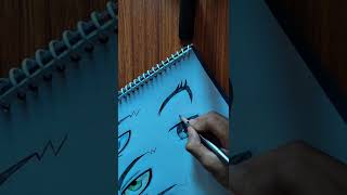 Anime Eye Easy Sketch For Beginners #shorts