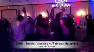 Ideal Media DJHD - Saddler Wedding - Rainbow Uplighting