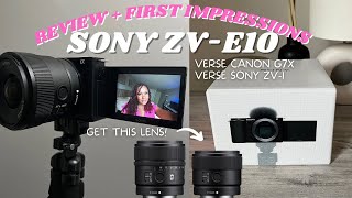 Reviewing The Best Vlogging Camera in 2023 | Sony ZV-E10 | Beginner Guide