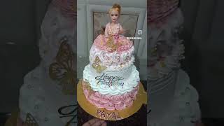 Doll cake yummy 🎂