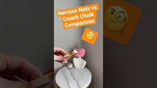 Hermes Nata vs Coach Chalk w/ Gold HW Color Comparison #hermes #coach