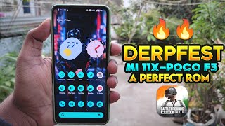 Derpfest Rom A12 for Mi 11x and Poco F3 | A perfect rom for Mi 11x | Installation and Review 🔥