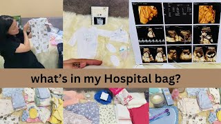 WHAT’S IN MY HOSPITAL BAG?// FIRST TIME MOM // BAG FOR BABY & MOTHER 🫶🏻❣️//