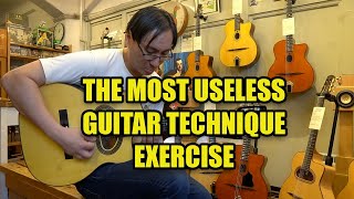 Useless Guitar Technique Exercise / Genius Alternate Picker Anton Oparin