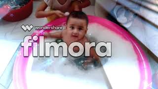 Very funny bath video (Dream Daughter Sahira)