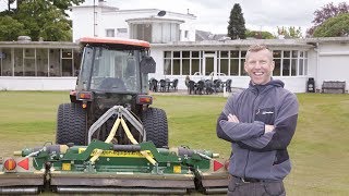 Major MJ70-320 Roller Mower at Cardross Golf Club, Scotland